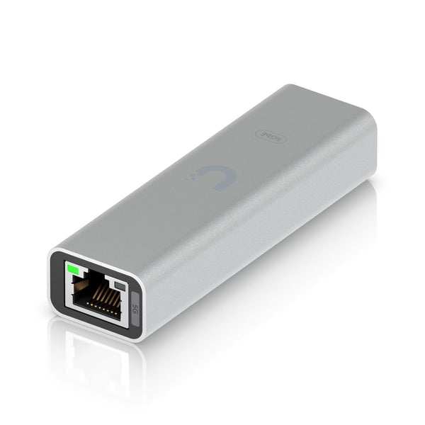 Ubiquiti 5GbE Ethernet Adapter, Plug-and-play, Ethernet Adapter with USB-C for Seamless 5GbE Network Connectivity.