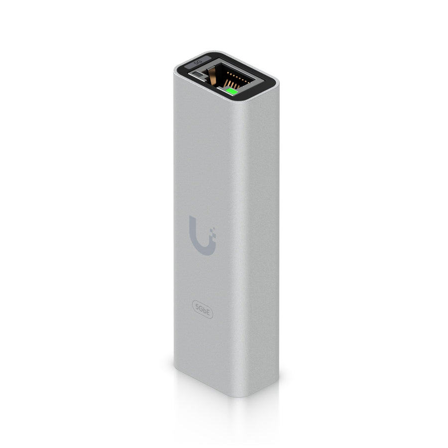 Ubiquiti 5GbE Ethernet Adapter, Plug-and-play, Ethernet Adapter with USB-C for Seamless 5GbE Network Connectivity.