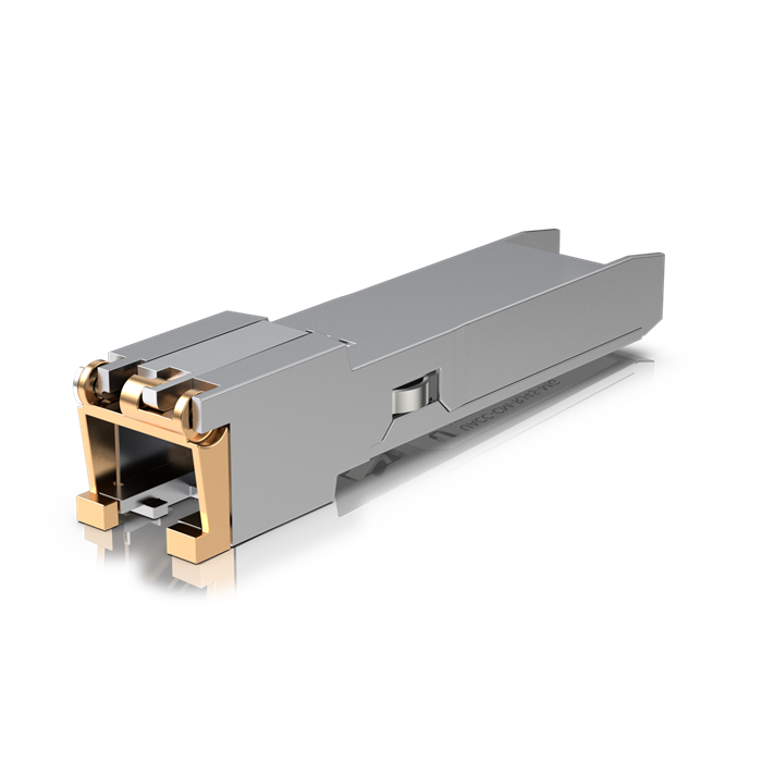 Ubiquiti SFP+  to RJ45 Transceiver Module, 1/2.5/5/10GBase-T Copper SFP+ Transceiver, 1/2.5/5/10 Gbps Throughput, Supports Up To 100m - Image 2