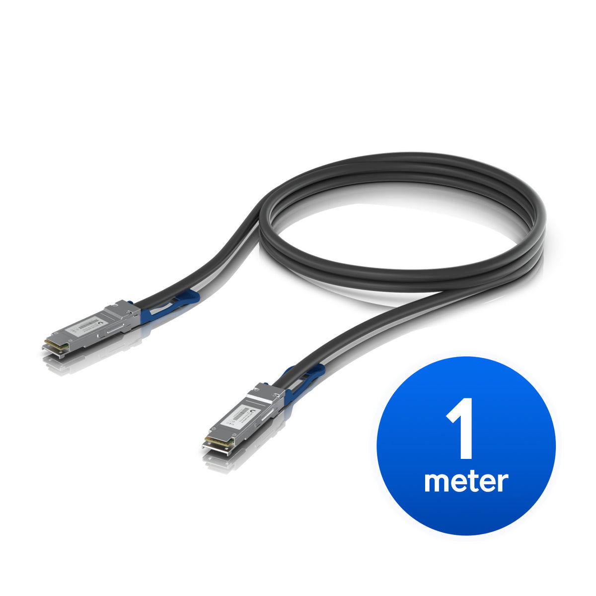 Ubiquiti 100G Direct Attach Cable, Cable length 1m, Single Pack, QSFP28 Direct Attach Cable With A 100 Gbps Max Data Rate - Image 2