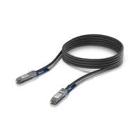 Ubiquiti 100G Direct Attach Cable, Cable length 3m, Single Pack, QSFP28 Direct Attach Cable With A 100 Gbps Max Data Rate - Image 1