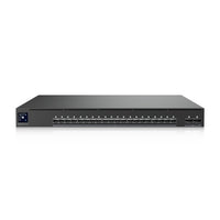 Ubiquiti Enterprise Audio/Video Fiber, Enterprise Audio/Video Switch(20) 10G SFP+(2)100G QSFP28 Uplinks.Supports PTP,SMPTE ST 2110 *Require Deal Reg* - Image 1