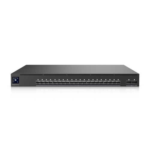 Ubiquiti Enterprise Audio/Video Fiber, Enterprise Audio/Video Switch(20) 10G SFP+(2)100G QSFP28 Uplinks.Supports PTP,SMPTE ST 2110 *Require Deal Reg* - Image 1