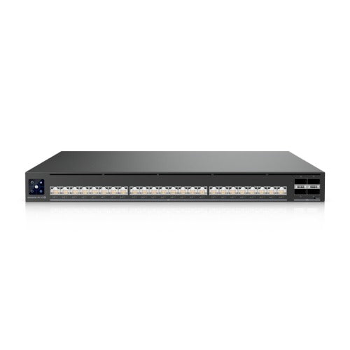 Ubiquiti EAV-XG-24-PoE,Enterprise Audio/Video Switch(24)10G PoE+++ Ports(4)100G QSFP28 Uplinks.PTP timing,SMPTE ST 2110,SDVoE,AES67 Audio