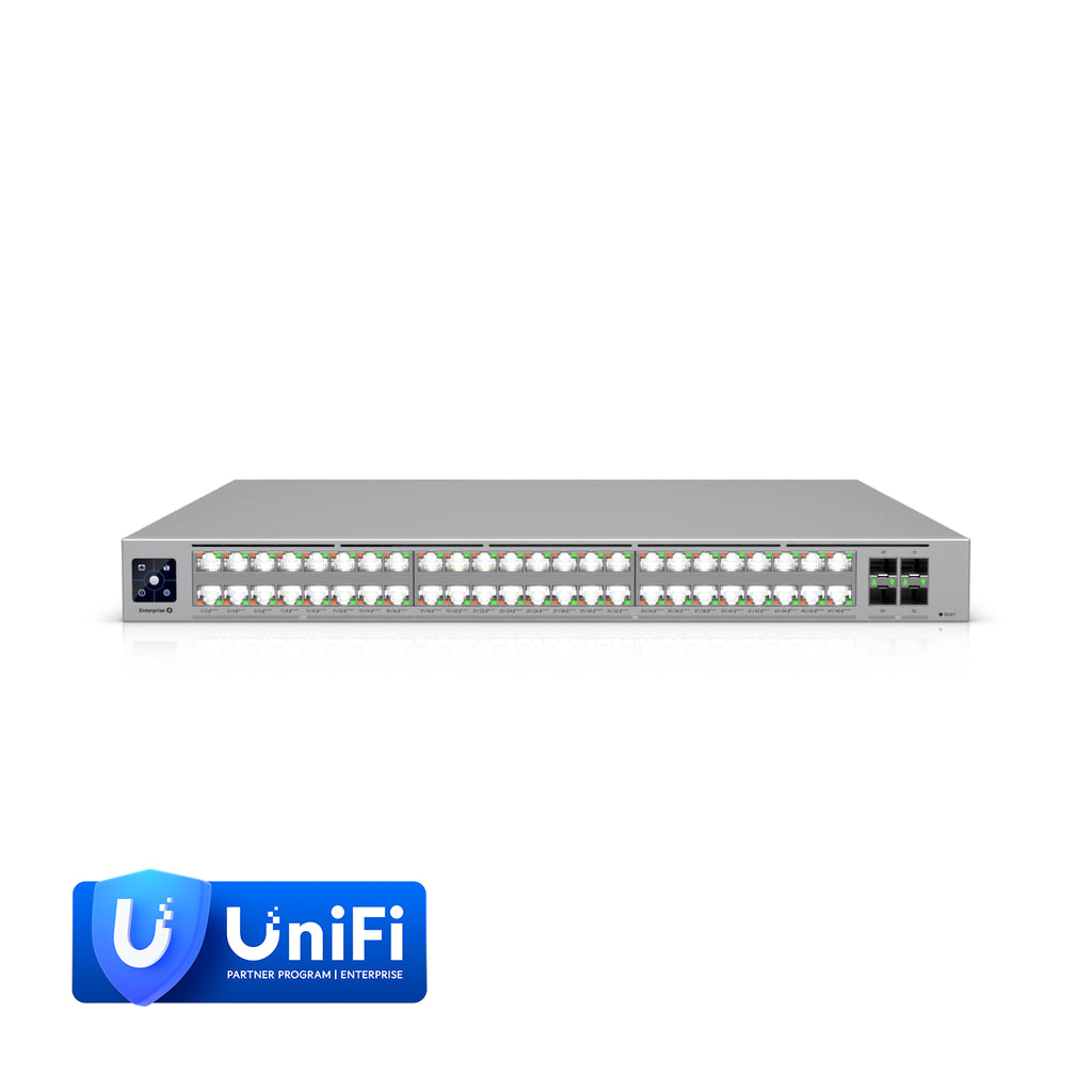 Ubiquiti Enterprise Campus 48‑Port L3 PoE+++ Switch,32×10GbE,16×2.5GbE,4×25G SFP28, 2150W PoE,Ring Topology,Hot‑Swappable Powe &Fans*Require Deal Reg* - Image 1