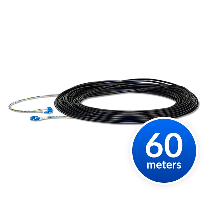 Ubiquiti Single-Mode Lightweight Fiber Cable, Lenth 60m, Outdoor-Rated, Kevlar Yarn For Added Tensile Strength, Weatherproof Tape, - Image 3