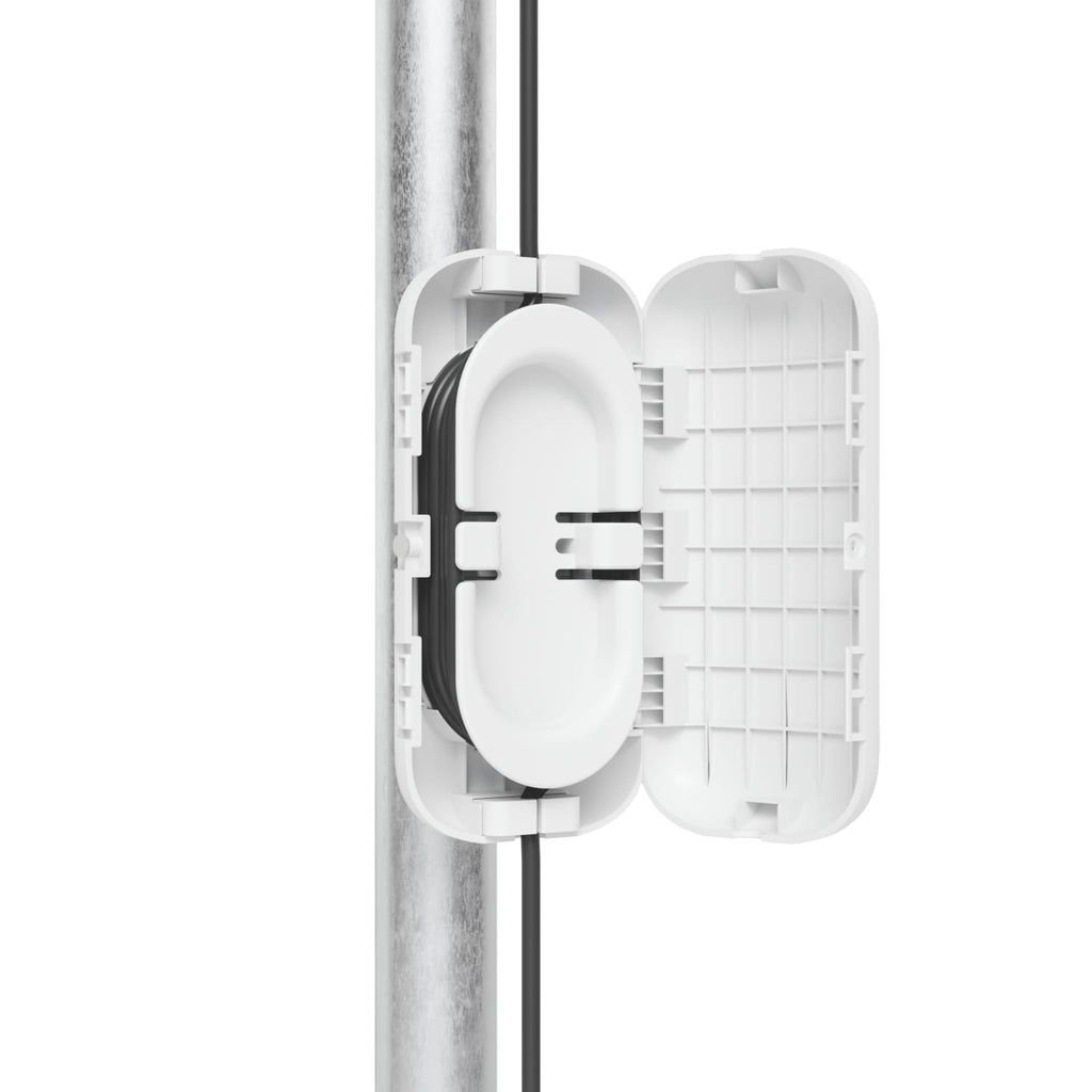 Ubiquiti Fiber Strain Relief Kit, UV-resistant, Pole or Wall-mountable, Detachable Reel, Wind Resistance Up to 200 km/h, - Image 2