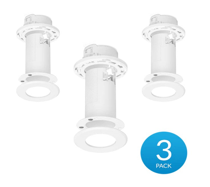 Ubiquiti Ceiling Mount 3 Pack, Compatible with U6 Mesh& FlexHD, Mounts to a Drop Ceiling Tile, Drywall Ceiling, or Solid Ceiling, - Image 1