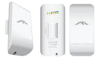 Ubiquiti Nanostation Loco M5 5GHz 802.11a/n MIMO Antenna, WiFi Wireless Outdoor CPE, 10+ km - Includes PoE Adapter, - Image 1