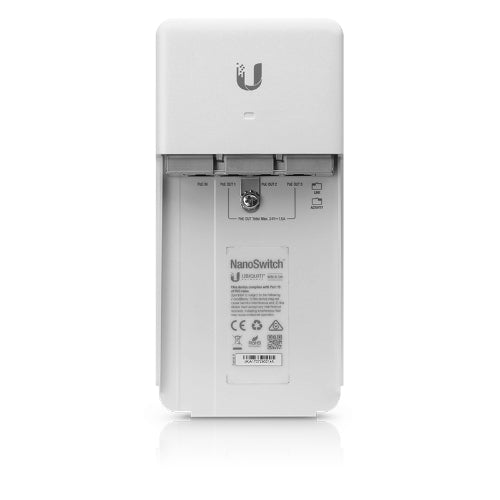 Ubiquiti NanoSwitch, N-SW,  With Four Gigabit Ethernet Ports, Outdoor, Weather-resistant Enclosure, - Image 2