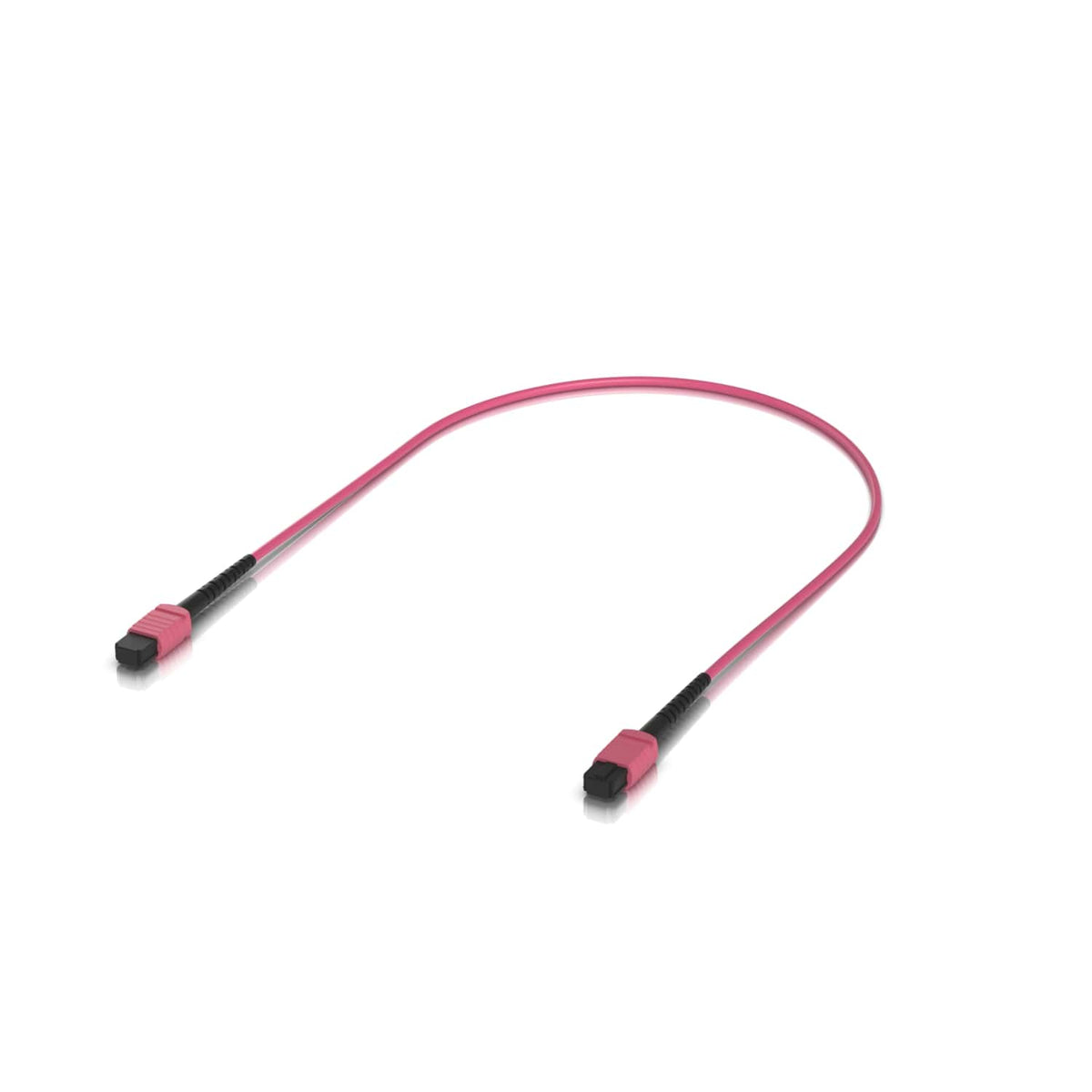 Ubiquiti Indoor OM4 Multi-mode Fiber Patch Cable, 0.5M, Single-pack, With MPO-12 Type B UPC Connectors, Designed For 100G Applications - Image 1
