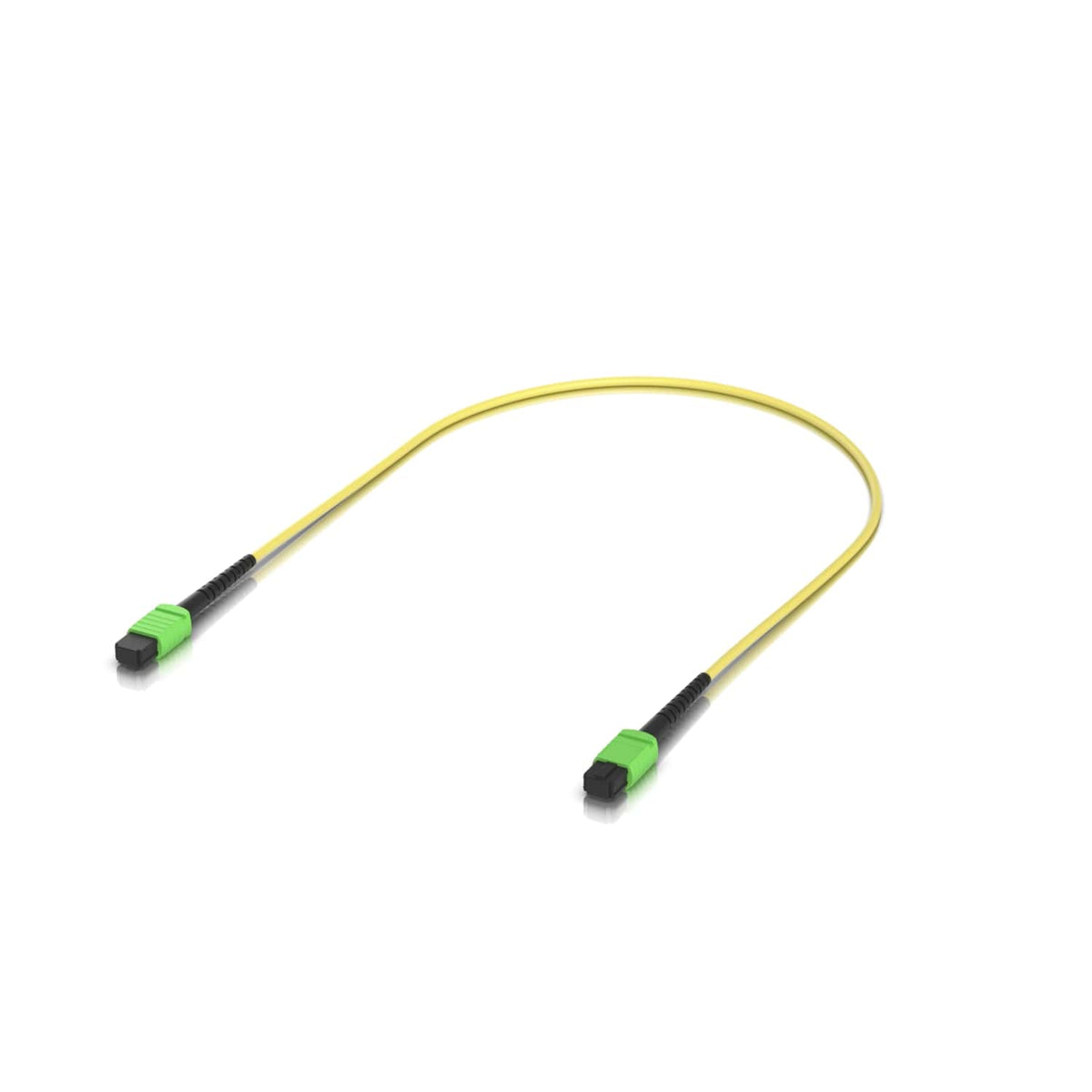 Ubiquiti OS2 MPO-12 APC Fiber Patch Cable, 0.5 m, Single-pack, Indoor OS2 Single-mode,MPO-12 Type B APC Connectors, For 100G Applications - Image 1