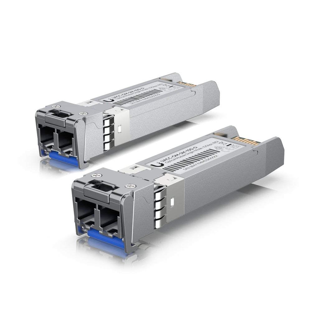 Ubiquiti UniFi 20 Pack,10 Gbps Single-Mode Optical Module, Single-mode, Duplex, Fiber Transceiver, Duplex LC Connect, Up to 10km - Image 1