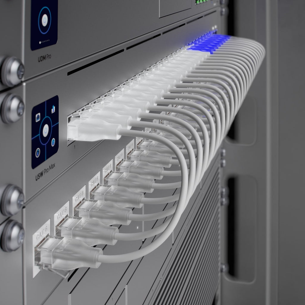 Ubiquiti UniFi Etherlighting Patch Cable,0.3M  Nano-thin Patch Cable With 2.5 GbE Support Designed sShow Etherlighting Effects - Image 4