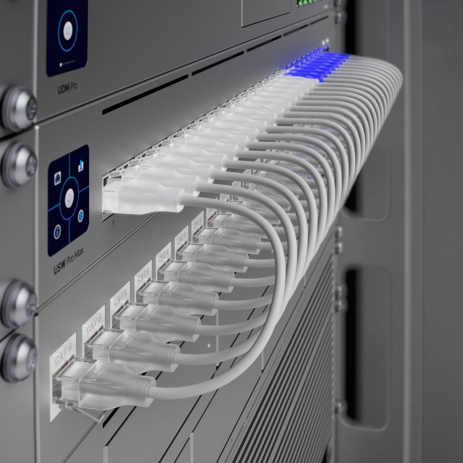 Ubiquiti UniFi Etherlighting Patch Cable,0.3M  Nano-thin Patch Cable With 2.5 GbE Support Designed sShow Etherlighting Effects - Image 4