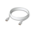 Ubiquiti UniFi Etherlighting Patch Cable, Length 8M, White, Nano-thin patch cable with 10 GbE support, designed to showcase Etherlighting effects. - Image 1