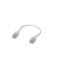 Ubiquiti UniFi Premium Patch Cable,0.15M, Single-Pack, White, Ultra-Thin Braided Patch Cable, Designed Optimized 10GbE Networking - Image 1
