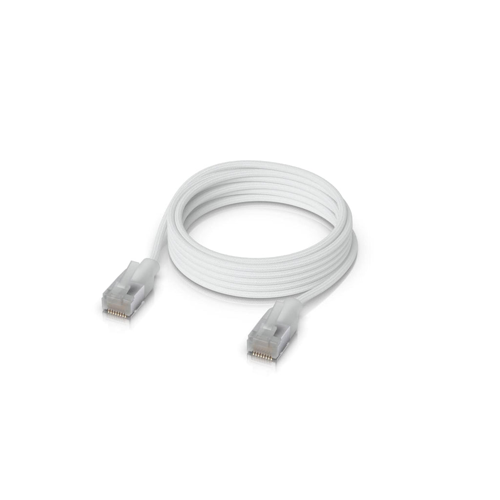 Ubiquiti UniFi Premium Patch Cable, 5M, White, Ultra-thin Braided Patch Cable, Designed And Optimized For 10 GbE Networking. - Image 3