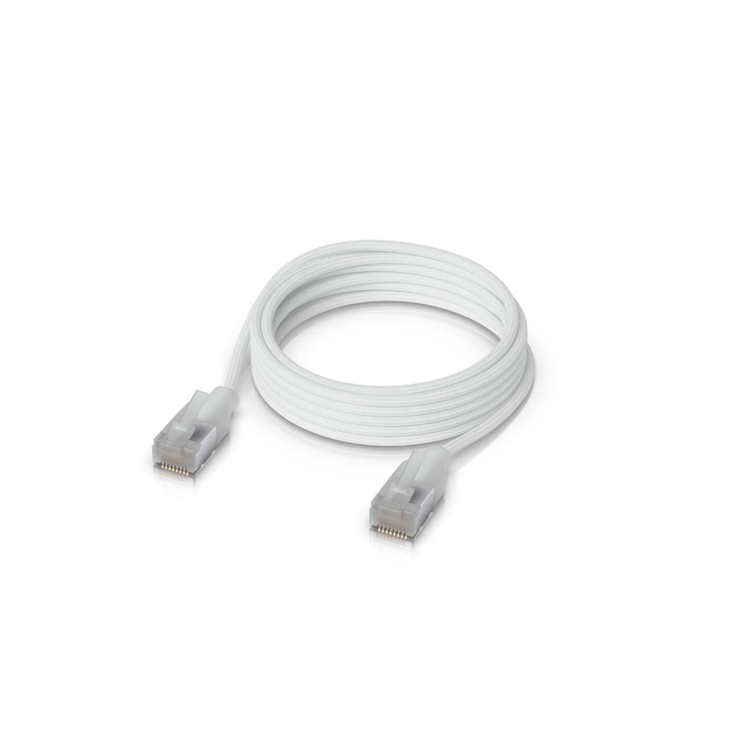 Ubiquiti UniFi Premium Patch Cable, 5M, White, Ultra-thin Braided Patch Cable, Designed And Optimized For 10 GbE Networking. - Image 3