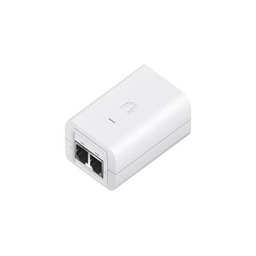 Ubiquiti 24 V DC PoE Adapter, Surge and Clamping Protection, Maximum Surge Discharge, AC Cable with Earth Ground, White - Image 1