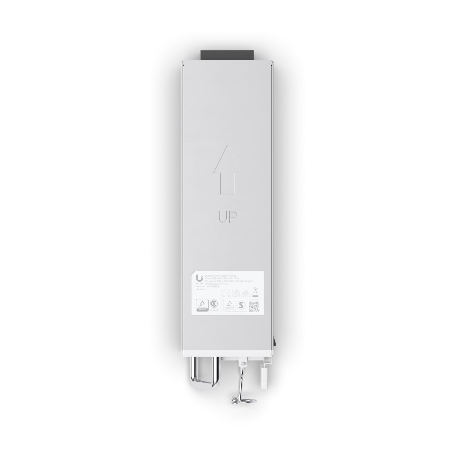 Ubiquiti 250W (27V) AC/DC hot-swap Power Supply Designed For The UISP Power Pro, 100—240V AC Input, AC Power Cord Included - Image 2