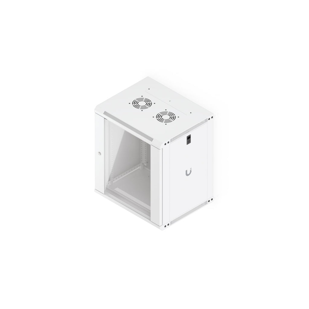 Ubiquiti 12U Rack Cabinet,Fully Assembled Wall-Mount Rack,Built-In Fans,Removable Panels,Easy Equipment Access,Space-Efficient Small-Scale Deployments - Image 4