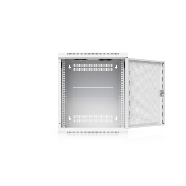 Ubiquiti 12U Rack Cabinet,Fully Assembled Wall-Mount Rack,Built-In Fans,Removable Panels,Easy Equipment Access,Space-Efficient Small-Scale Deployments