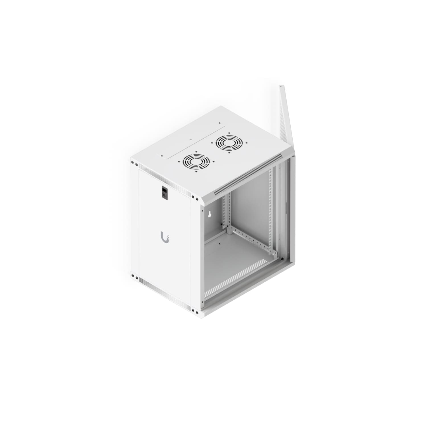 Ubiquiti 12U Rack Cabinet,Fully Assembled Wall-Mount Rack,Built-In Fans,Removable Panels,Easy Equipment Access,Space-Efficient Small-Scale Deployments - Image 4