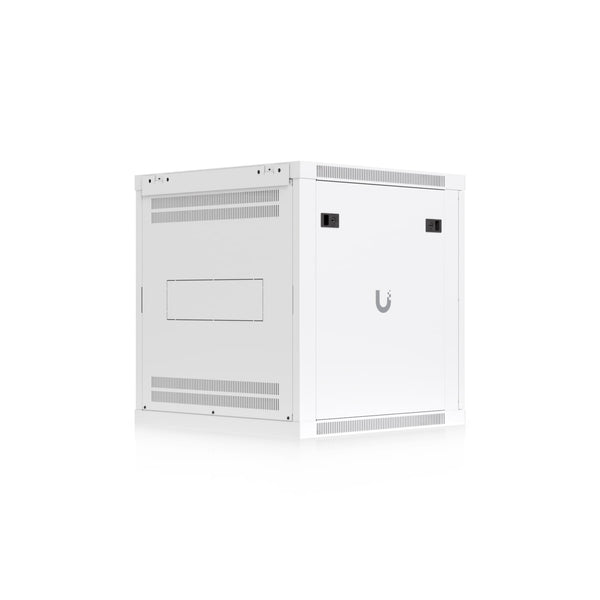 Ubiquiti 12U Rack Cabinet,Fully Assembled Wall-Mount Rack,Built-In Fans,Removable Panels, Easy Equipment Access,Space-Efficient Small-Scale Deployment