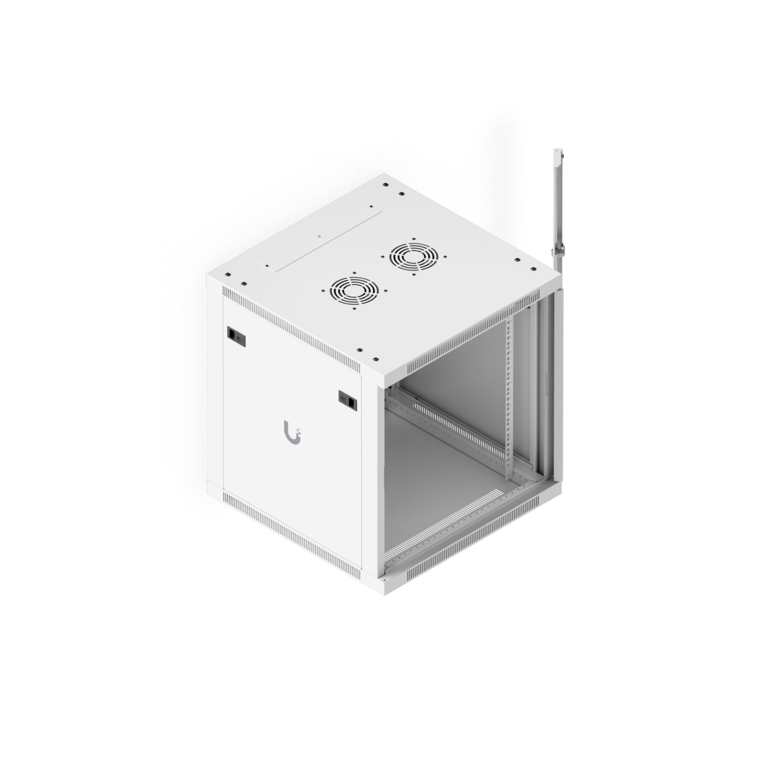 Ubiquiti 12U Rack Cabinet,Fully Assembled Wall-Mount Rack,Built-In Fans,Removable Panels, Easy Equipment Access,Space-Efficient Small-Scale Deployment - Image 4