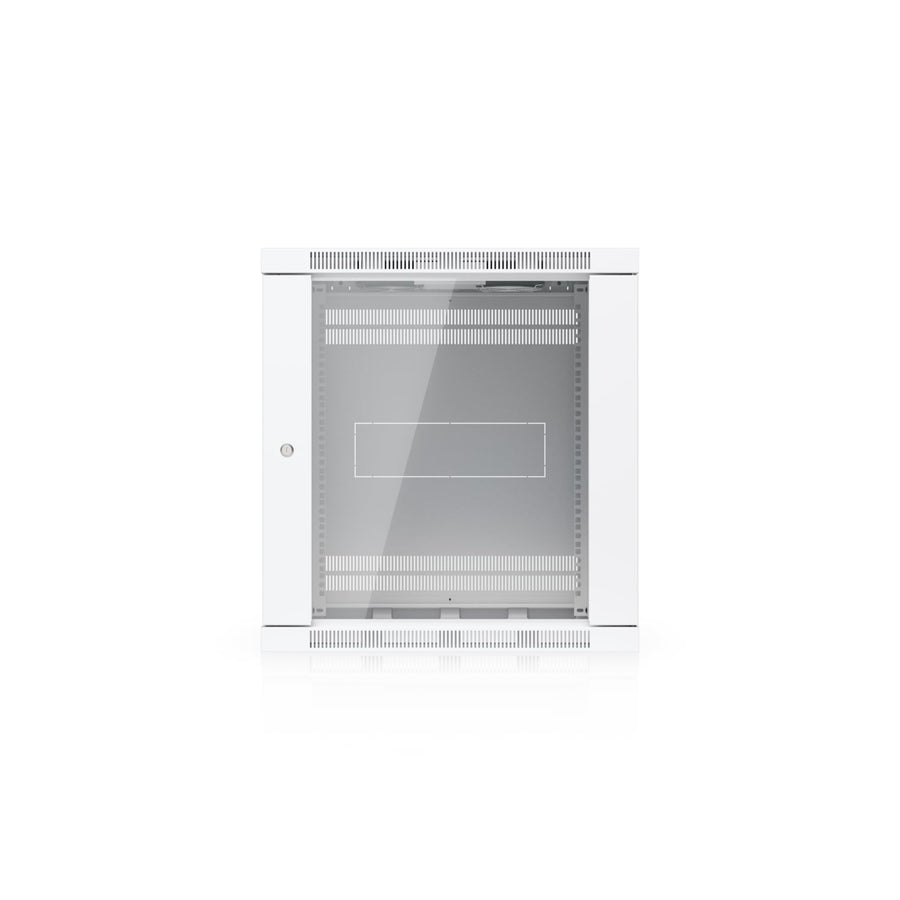 Ubiquiti 12U Rack Cabinet,Fully Assembled Wall-Mount Rack,Built-In Fans,Removable Panels, Easy Equipment Access,Space-Efficient Small-Scale Deployment