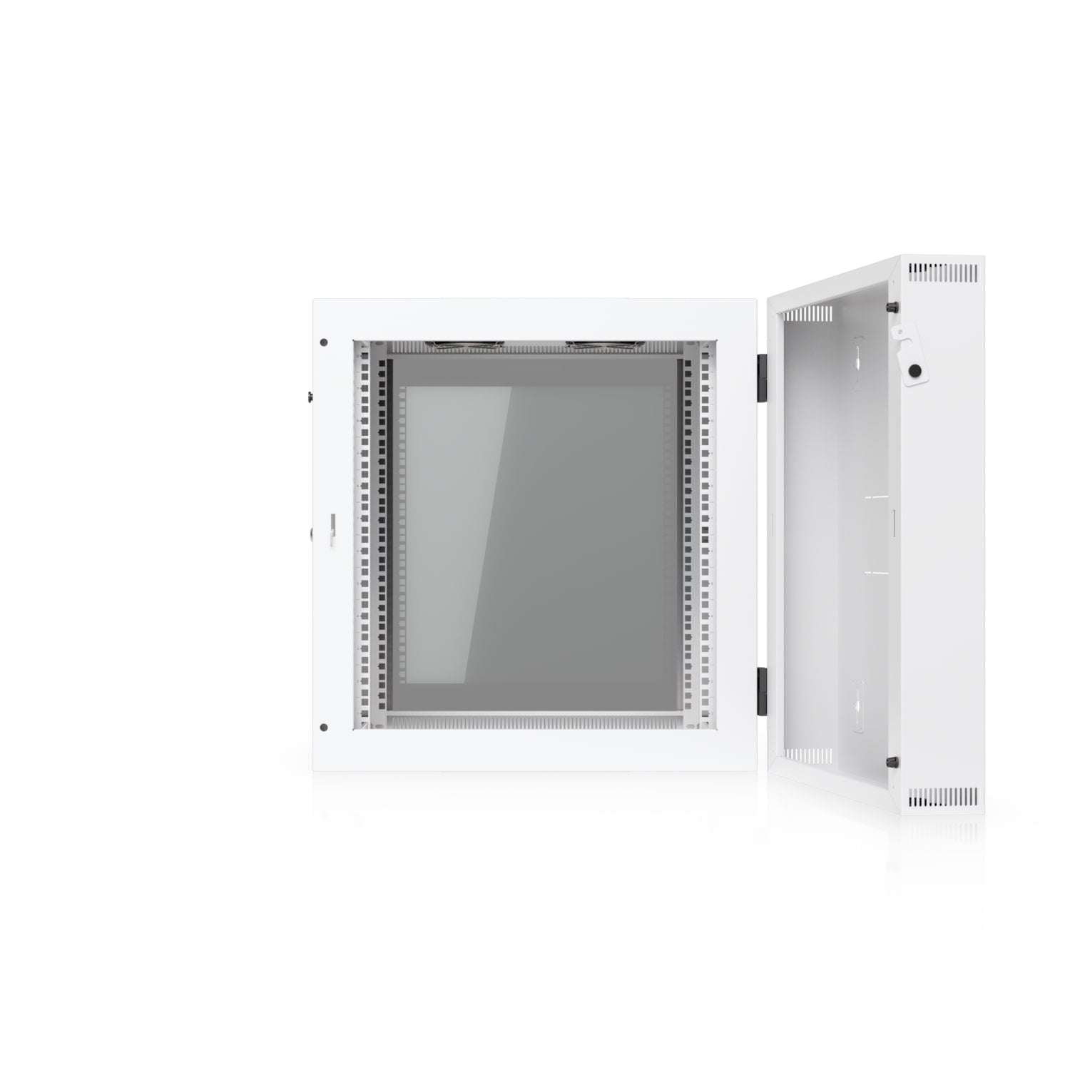 Ubiquiti 12U Rack Cabinet,Fully Assembled Wall-Mount Rack,Built-In Fans,Removable Panels, Easy Equipment Access,Space-Efficient Small-Scale Deployment - Image 3