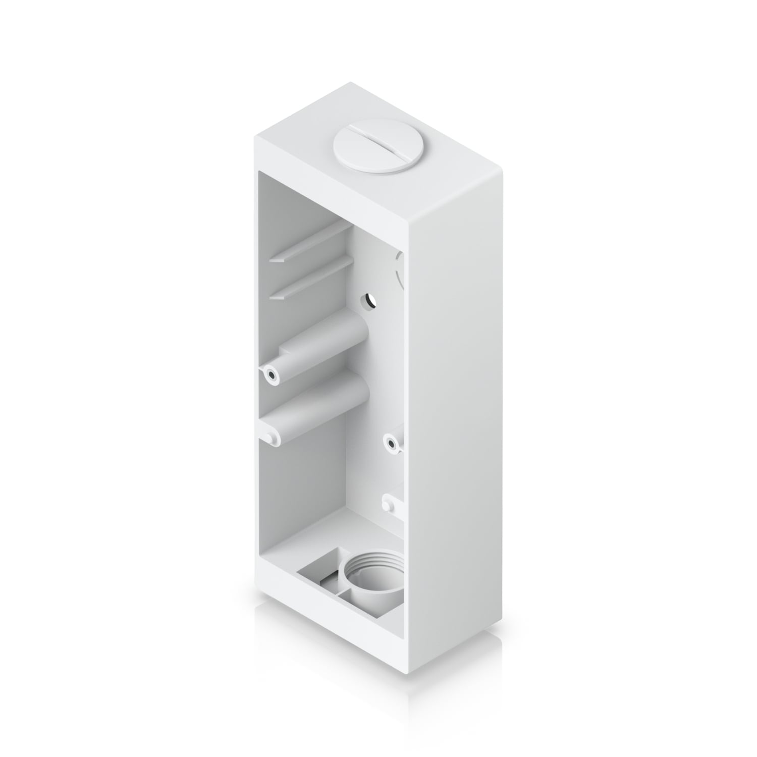 Ubiquiti Reader Pro Junction Box,White,For UniFi Professional Access Readers&Doorbells,Sup Flat Surface Mounting & Attachment to 3/4" Coduit - Image 2
