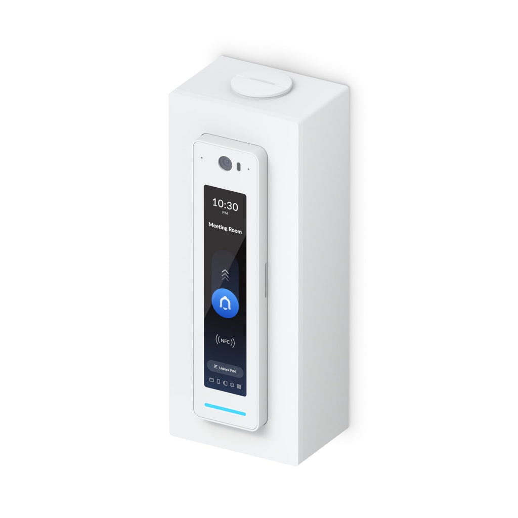 Ubiquiti Reader Pro Junction Box,White,For UniFi Professional Access Readers&Doorbells,Sup Flat Surface Mounting & Attachment to 3/4" Coduit - Image 1