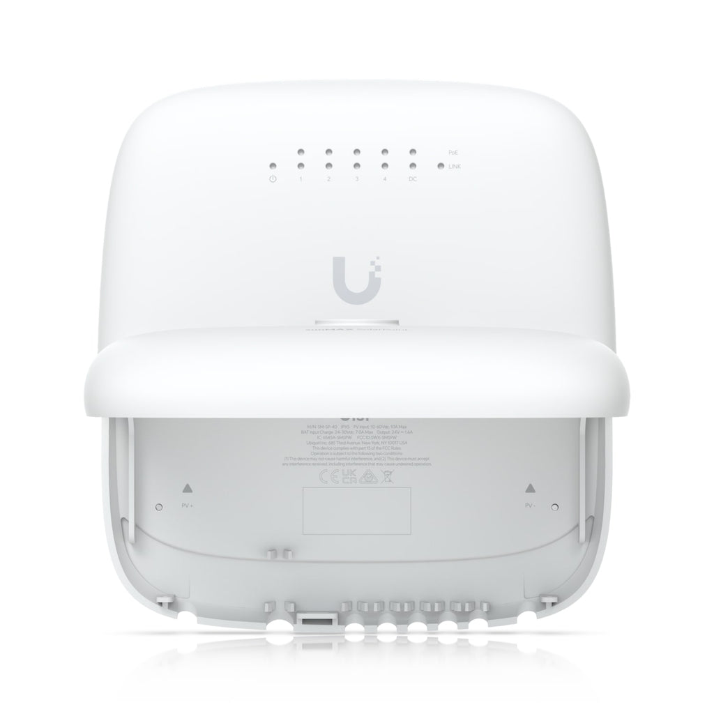 Ubiquiti sunMAX SolarPoint, SM-SP-40, Remotely Managed MPPT 24V 7A Solar Site Charging Appliance, Integrated Four-port, 24V PoE 10/100 Mbps - Image 2