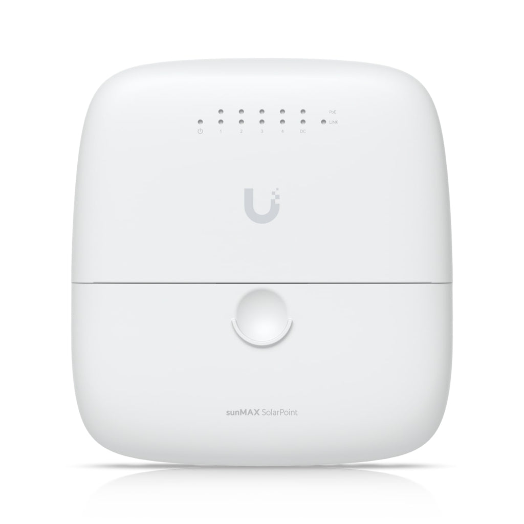 Ubiquiti sunMAX SolarPoint, SM-SP-40, Remotely Managed MPPT 24V 7A Solar Site Charging Appliance, Integrated Four-port, 24V PoE 10/100 Mbps - Image 1