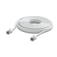 Ubiquiti UniFi Premium Patch Cable Outdoor, 12M, White, Ultra-thin, Rugged, Shielded Patch, Designed &Optimized, For 10 GbE Networking - Image 1