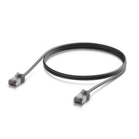 Ubiquiti UniFi Premium Patch Cable Outdoor, 1M, Black, Ultra-Thin, Rugged, Shielded Patch, Optimize, Perform Harshest Environments ,10 GbE networking. - Image 1