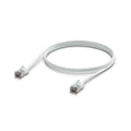 Ubiquiti UniFi Premium Patch Cable Outdoor, 1M, White, Ultra-thin, Rugged, Shielded Patch, Designed &Optimized, For 10 GbE Networking, - Image 1