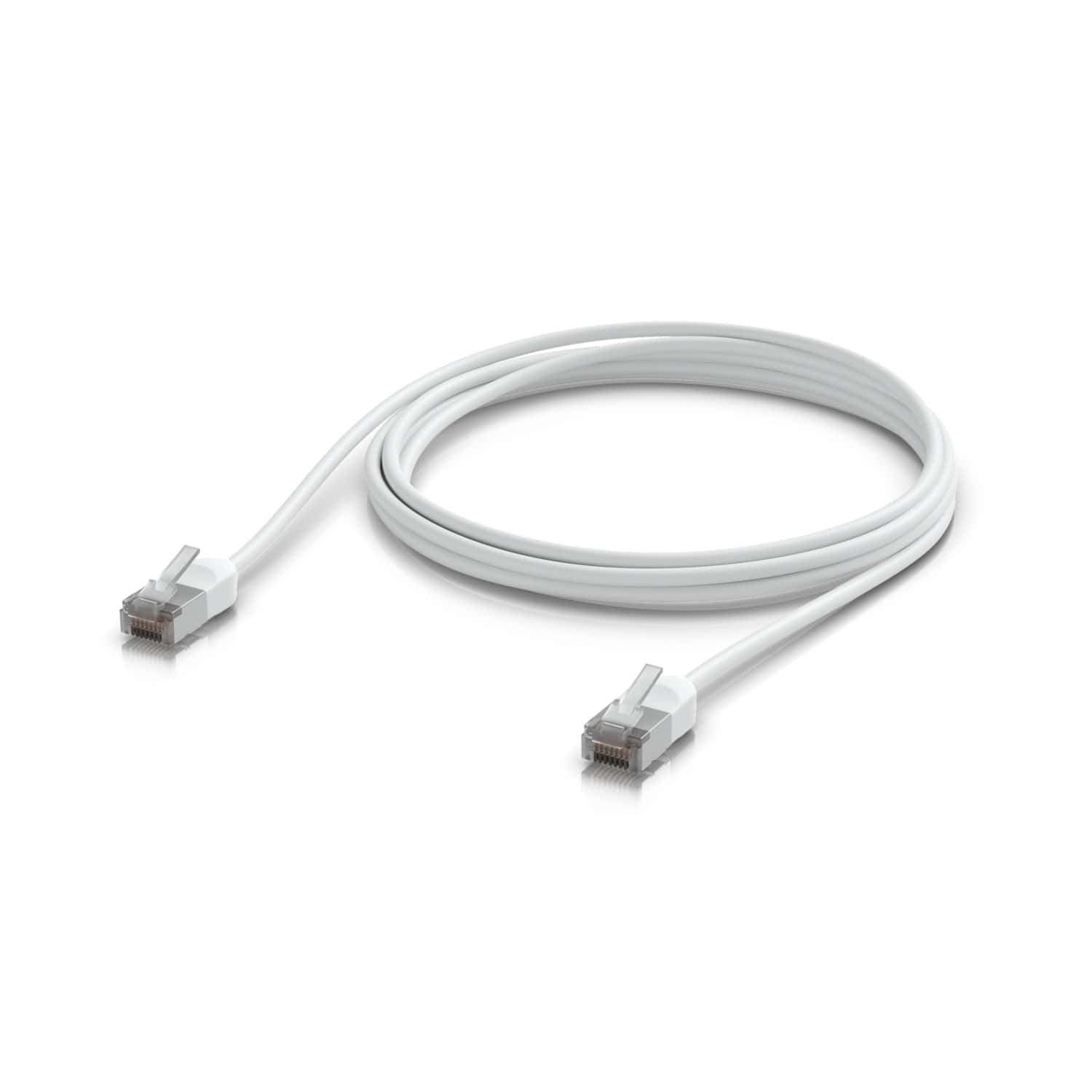 Ubiquiti UniFi Premium Patch Cable Outdoor, 3M, White, Ultra-thin, Rugged, Shielded Patch, Designed &Optimized, For 10 GbE Networking, - Image 1