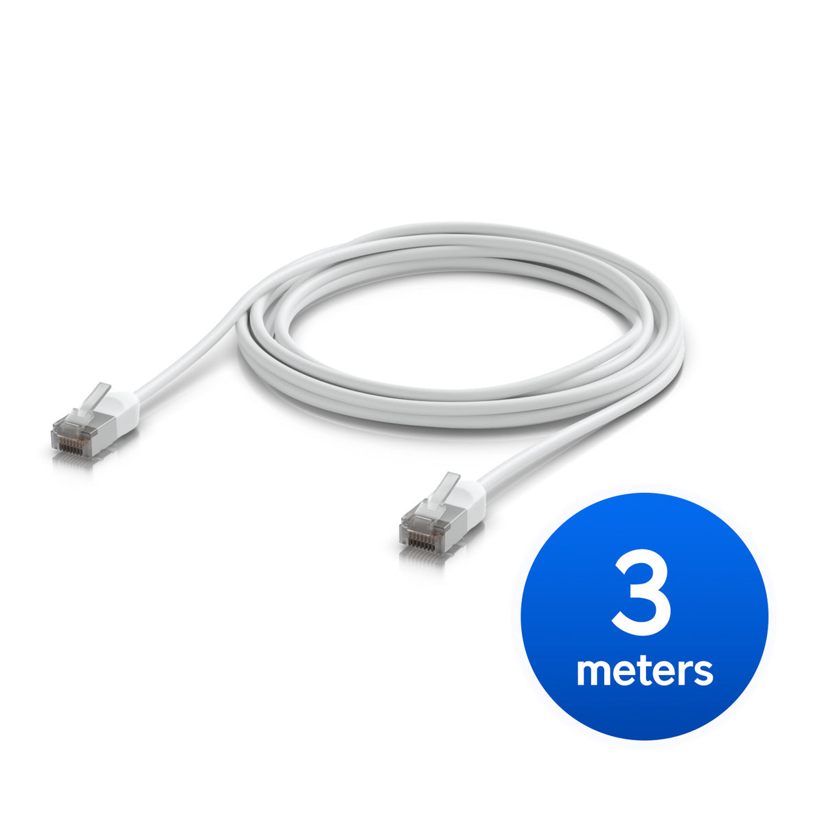 Ubiquiti UniFi Premium Patch Cable Outdoor, 3M, White, Ultra-thin, Rugged, Shielded Patch, Designed &Optimized, For 10 GbE Networking, - Image 5