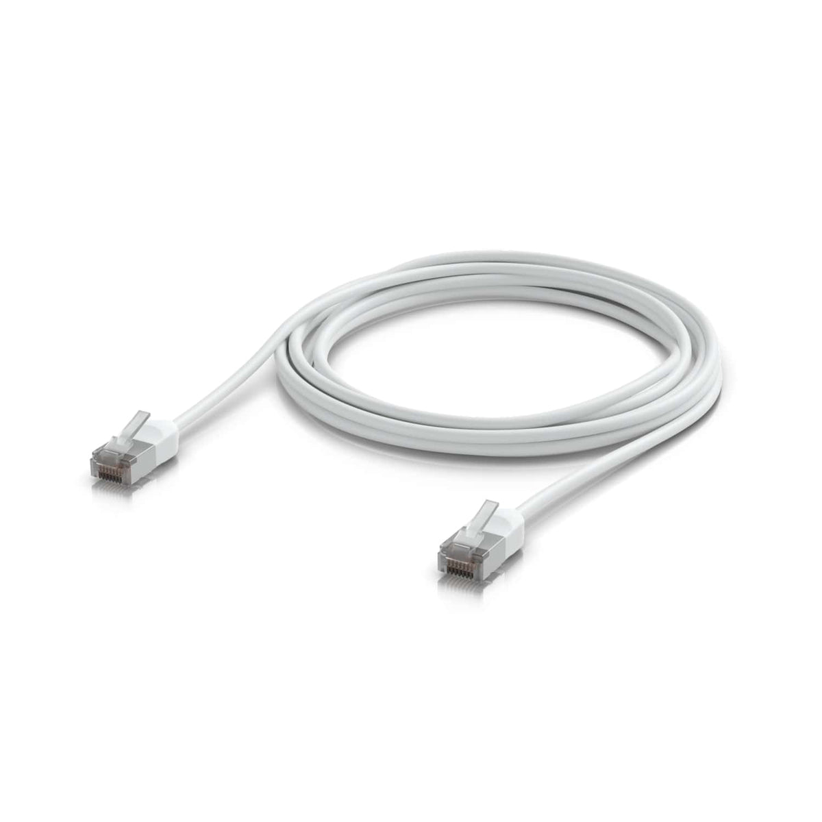 Ubiquiti UniFi Premium Patch Cable Outdoor, 5M, White, Ultra-thin, Rugged, Shielded Patch, Designed &Optimized, For 10 GbE Networking, - Image 1