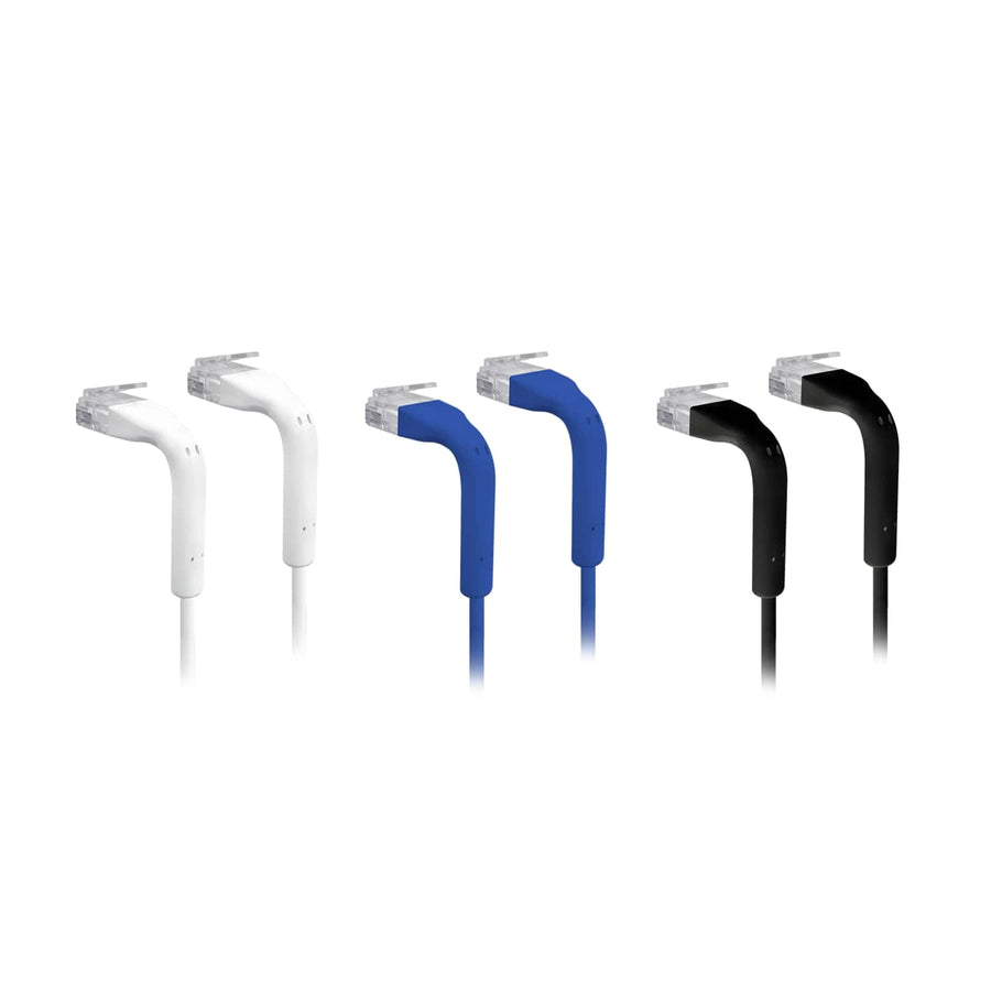 Ubiquiti UniFi Patch Cable, Length 0.3m, White, Ultra-Thin Patch Cable With GbE Support And Flexible, Bendable Boots For Enhanced Installati.