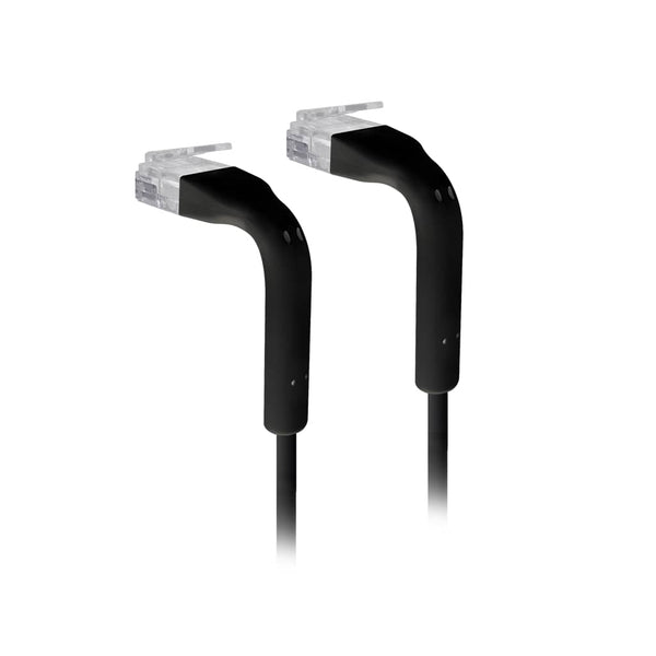 Ubiquiti UniFi Patch Cable, Length 0.3m, Black, Ultra-Thin Patch Cable With GbE Support And Flexible, Bendable Boots Enhanced Installation Versatility