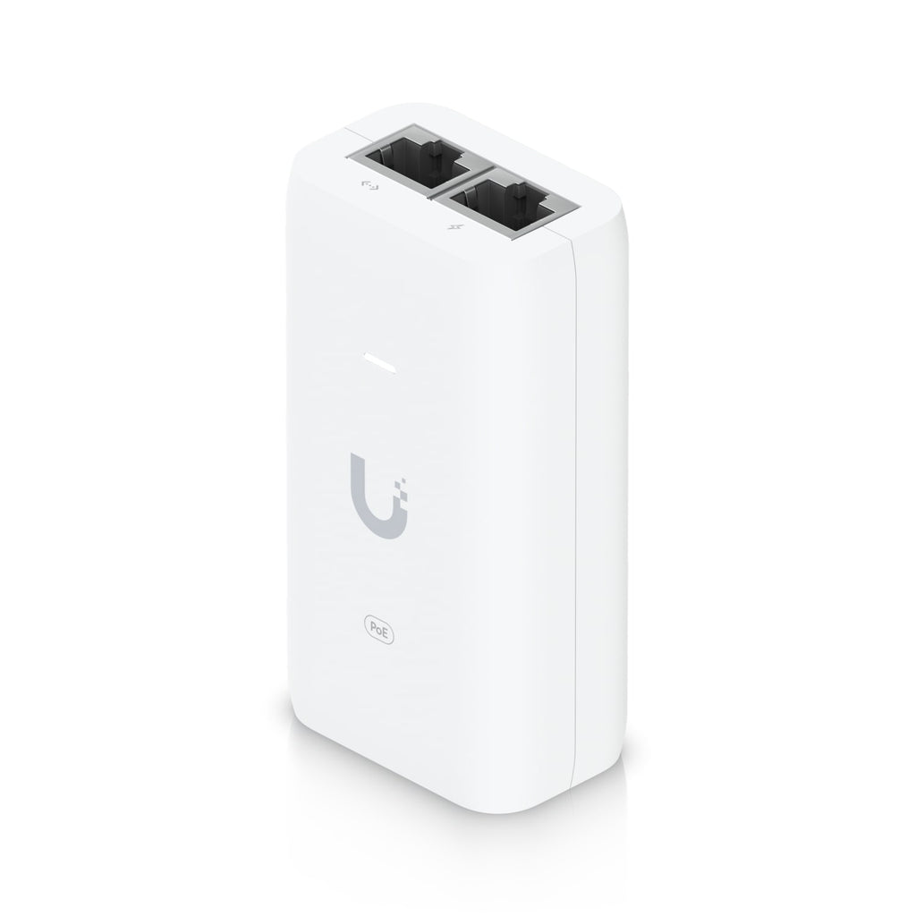 Ubiquiti PoE 802.11AF Adapter, Up to 15W of PoE Output, RJ45 Data Input, AC Cable With Earth Ground, Compatible injector for NHU-U6+ - Image 1