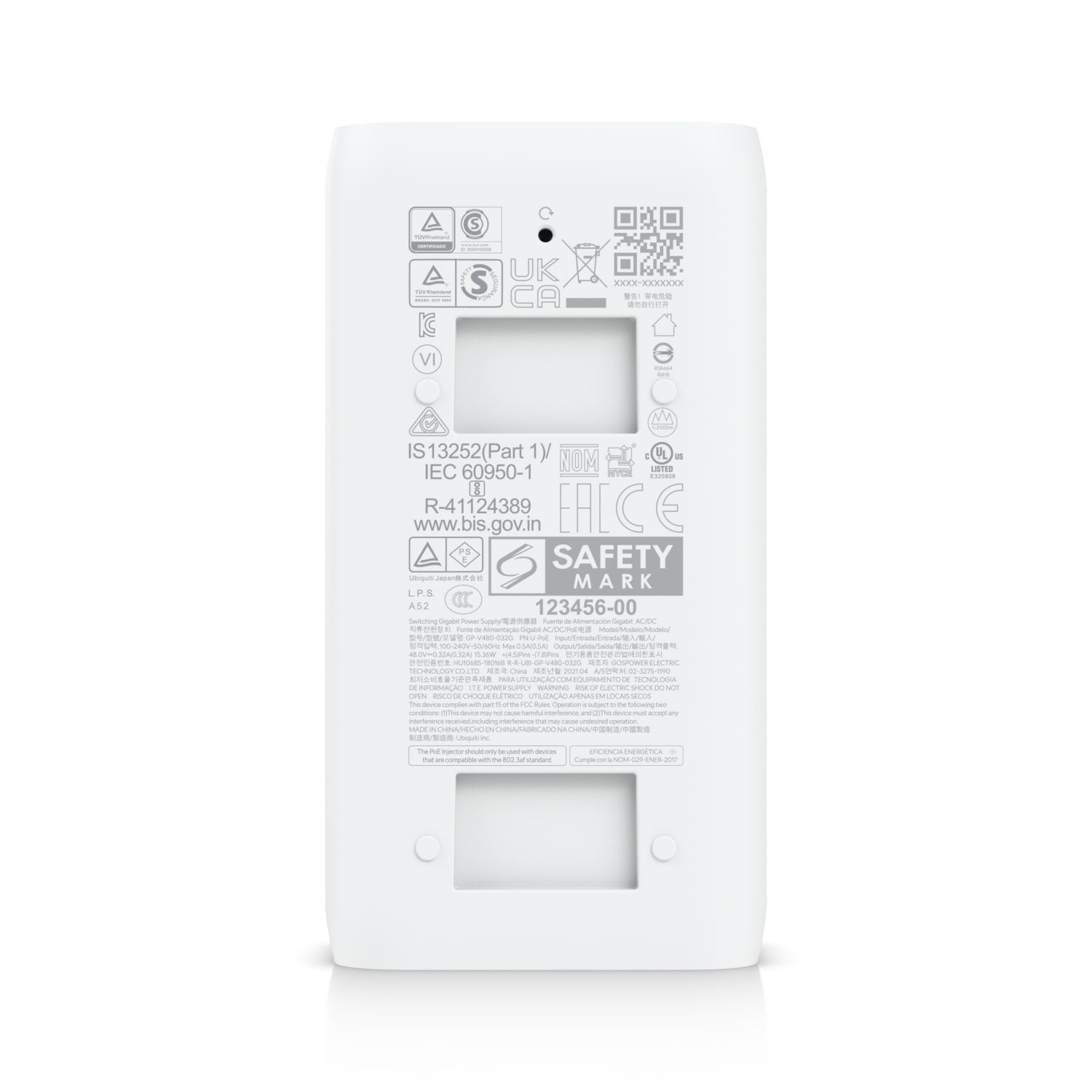 Ubiquiti PoE 802.11AF Adapter, Up to 15W of PoE Output, RJ45 Data Input, AC Cable With Earth Ground, Compatible injector for NHU-U6+ - Image 4