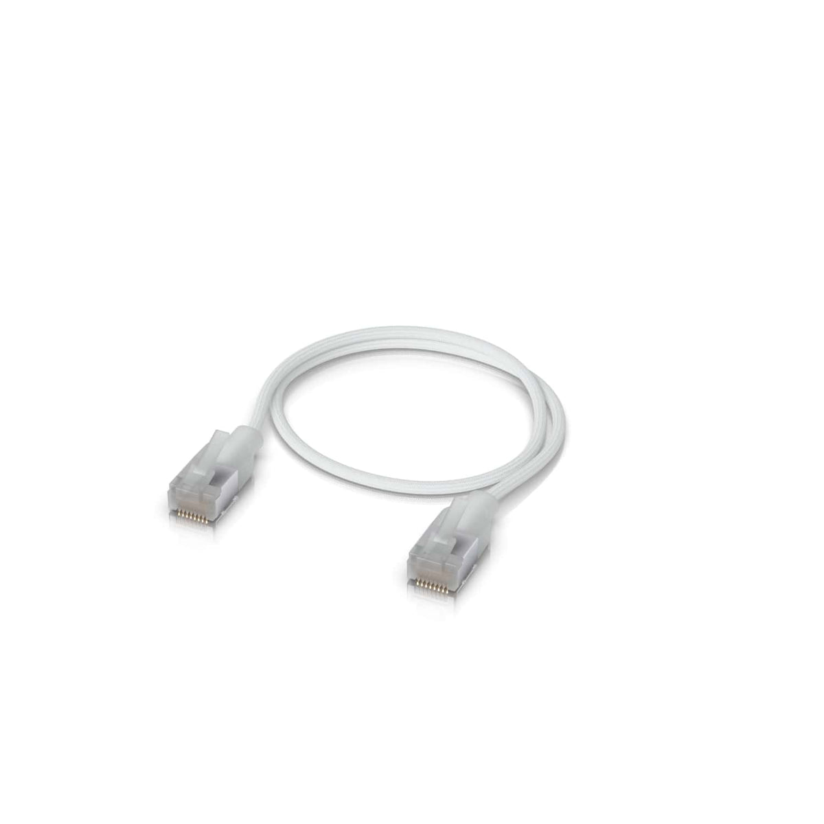 Ubiquiti UniFi Premium Patch Cable,0.3M, White, Ultra-Thin Braided Patch Cable, Designed Optimized 10GbE Networking - Image 3
