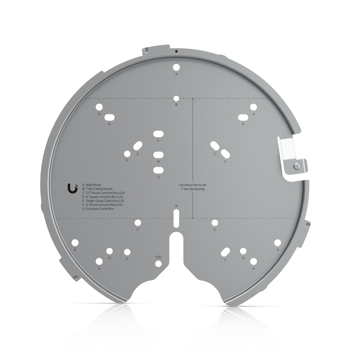Ubiquiti Versatile Mounting System, For U7 Pro, U6 Enterprise, U6 Pro, U6 Long-Range, AC Pro, AC HD, AC SHD, AC XG, - Image 5