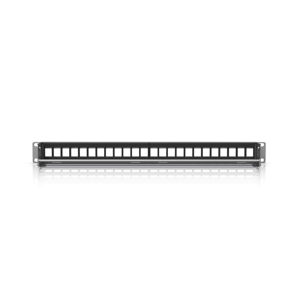 Ubiquiti 24-Port Blank Keystone Patch Panel, Silver, 1U 24-port, Ideal for Keystone Module Installation - Image 4