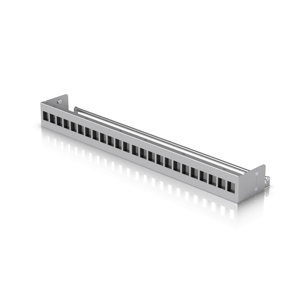 Ubiquiti 24-Port Blank Keystone Patch Panel, Silver, 1U 24-port, Ideal for Keystone Module Installation - Image 5